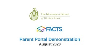 FACTS Parent Portal Demonstration Video