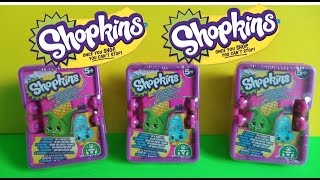preview picture of video 'NEW Shopkins Season 2015, Three Surprise Packs Unwrapping'
