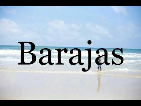 How To Pronounce Barajas🌈🌈🌈🌈🌈🌈Pronunciation Of Barajas