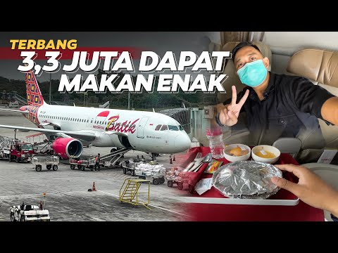 PAY 3.3 MILLION IDR FOR A DELICIOUS MEAL IN THE AIR | Batik Air Business Class Trip Medan - Jakarta