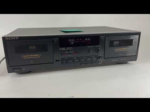 Sony TC-WR590 Dual Cassette Tape Deck Recorder Dubbing - Needs Belt