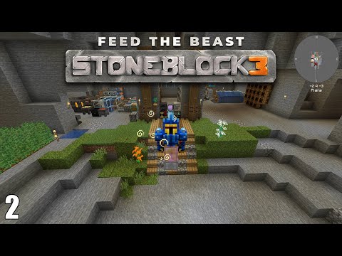 StoneBlock 3 Episode 2 - Applied Energistics 2 & Exploration