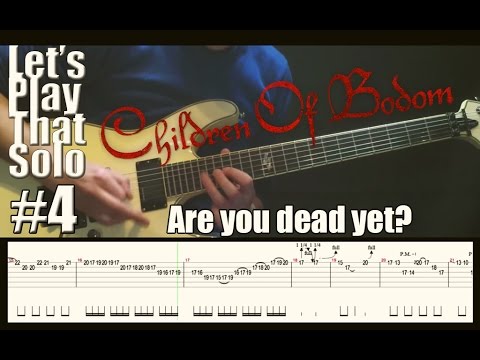 LSPTS#4: Are you dead yet? (Children of bodom) - guitar solo cover