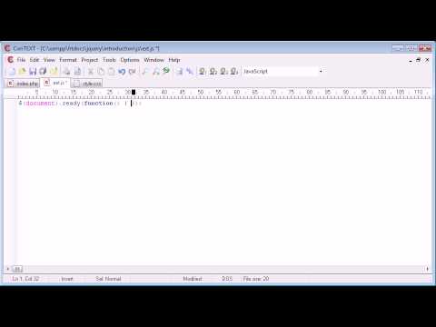 jQuery Tutorial 7 Ready