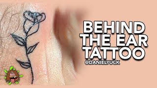 Behind The Ear Tattoo