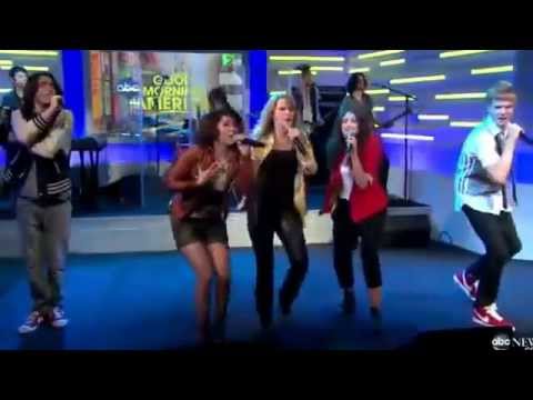 lemonade mouth cast   determinate live on good morning america