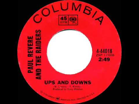 1967 HITS ARCHIVE: Ups And Downs - Paul Revere & The Raiders (mono 45)