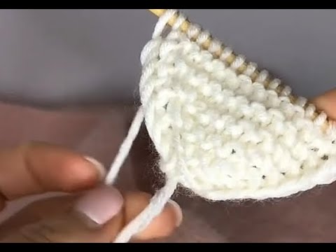 Вязания уроки Как связать красивый кромочный край для косынки