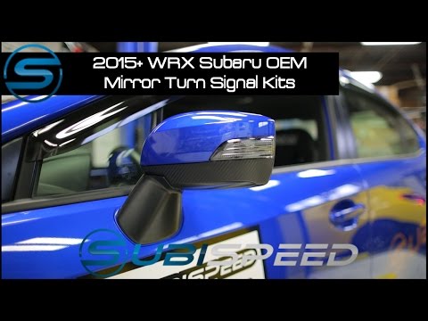 Subispeed - 2015 WRX Subaru OEM Mirror Turn Signal Kit Install