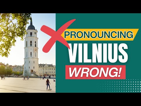 How to Pronounce Lithuanian City Names 🇱🇹 | Vilnius, Kaunas & More