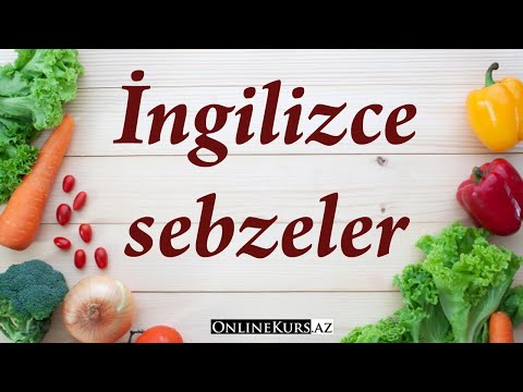 İngilizce sebzeler