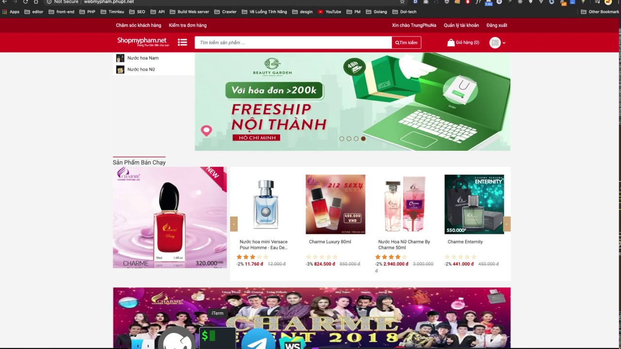 Support đồ án - Website mỹ phẩm - Laravel 6x  - Route phần 2