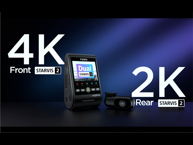 داش كام VIOFO A229 PRO أمامية وخلفية وداخلية
