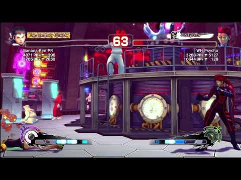 SSF4 AE 2012 Ranked Match - WH Psycho (C.Viper) Vs Banana Ken PR (Sakura)