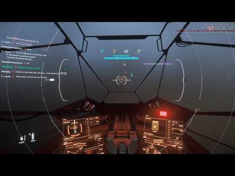 Star Citizen - Shooting Engines Out From a Bounty Hunter in Atmosphere in Star Citizen