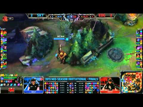 SKT vs EDG - Game 5 - Mid Season Invtiational 2015 Grand Finals - League of Legends