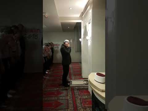 Hoxhë Menderez Alili, namazi i vitrit në xhaminë "Bashkimi" Linz-Austri, Ramazan 2018