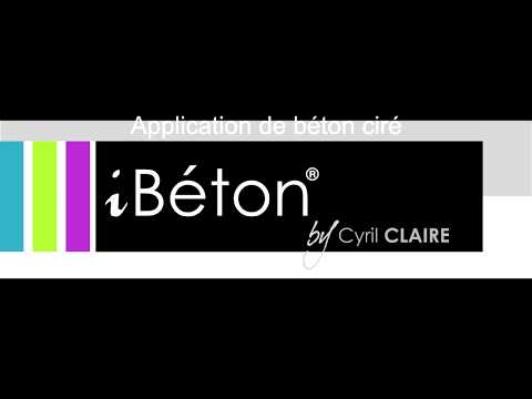 comment appliquer beton ciré plan travail