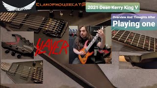 Video thumbnail for 2021 Dean Kerry King V Black Satin Guitar Slayer - Overview Close Up My Thoughts On Playing One. by ClanOfHouseCats