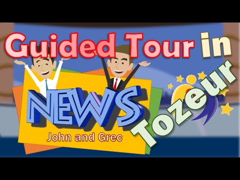 E-twinning Club (Tozeur, Tunísia) - Visita guiada em Tozeur