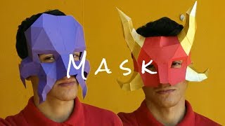 Cómo hacer un Antifaz para fiestas o carnavales con Papel opalina o cartulina | Momuscraft