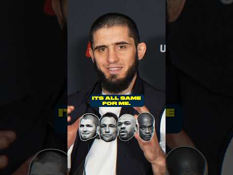 Islam Makhachev Picks His 4 UFC GOATs 🐐