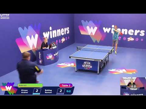 WINners CUP table 2  29.08  Kireev Andrei - Boklag Roman  16:30