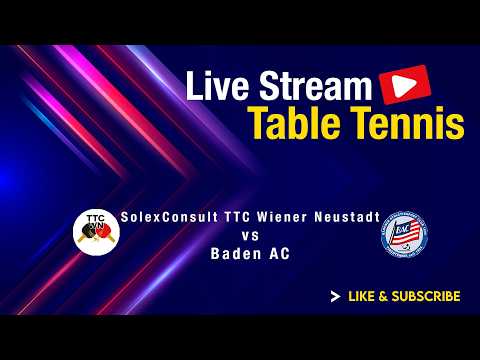 Badener AC vs SolexConsult TTC Wiener Neustadt  - Saison 2025/26