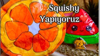 Squishy yapım videosu ❤️ Beraber 3 boyutlu sukuşi yapıyoruz 🌟PAPER DIY