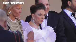 Joan Collins on the red carpet of the Cannes Film Festival 12 may 2026
