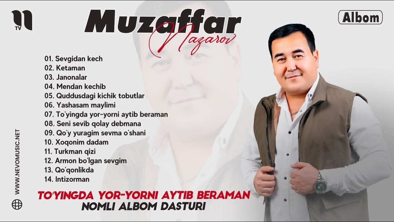 Muzaffar Nazarov - To'yingda yor-yorni aytib beraman nomli albom dasturi 2025-yil