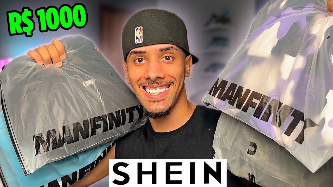 CHEGARAM MINHAS COMPRAS DA SHEIN! TEM MUITA COISA, MAIS DE 1000 REAIS!