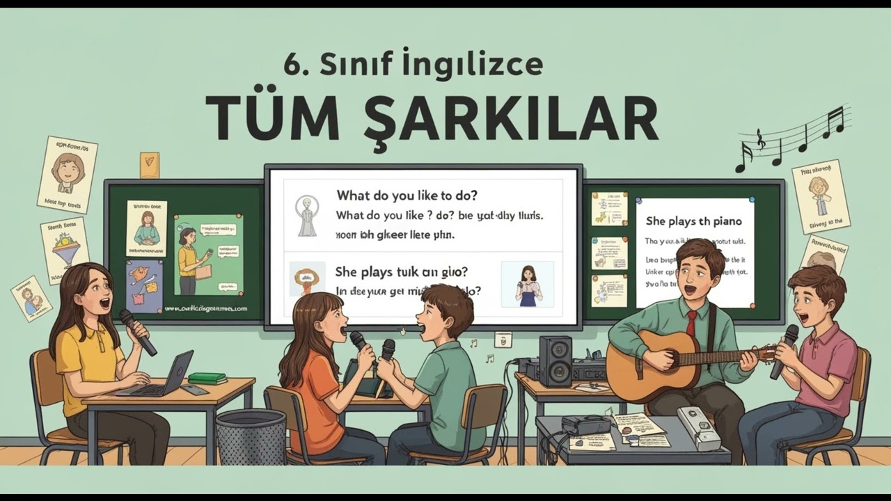 6. SINIF İNGİLİZCE Tüm Şarkılar V2