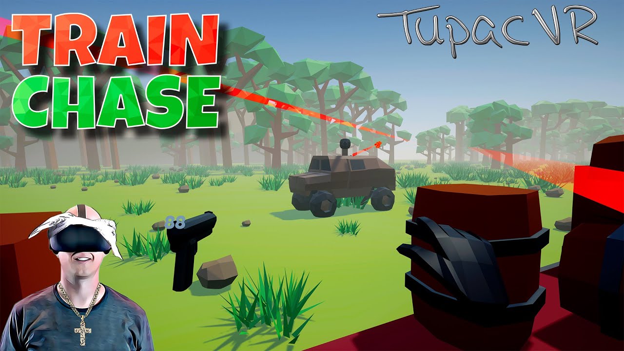 TupacVR - Train Chase - First Impression / Ersteindruck - VR Gameplay - Deutsch / German