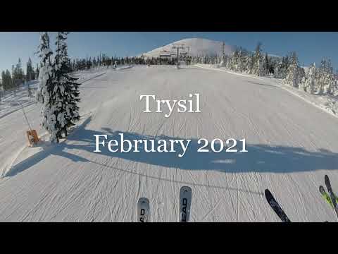 Trysil - Turistsenteret - 62 (azul) e 77 (vermelho) - fevereiro de 2021