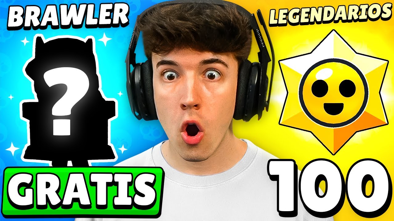 CONSIGUE un BRAWLER *GRATIS* Y 100 DROPS LEGENDARIOS en BRAWL STARS