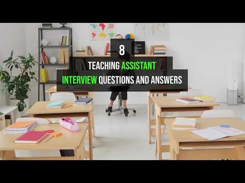 Teaching Assistant Interview Questions and Answers 2024