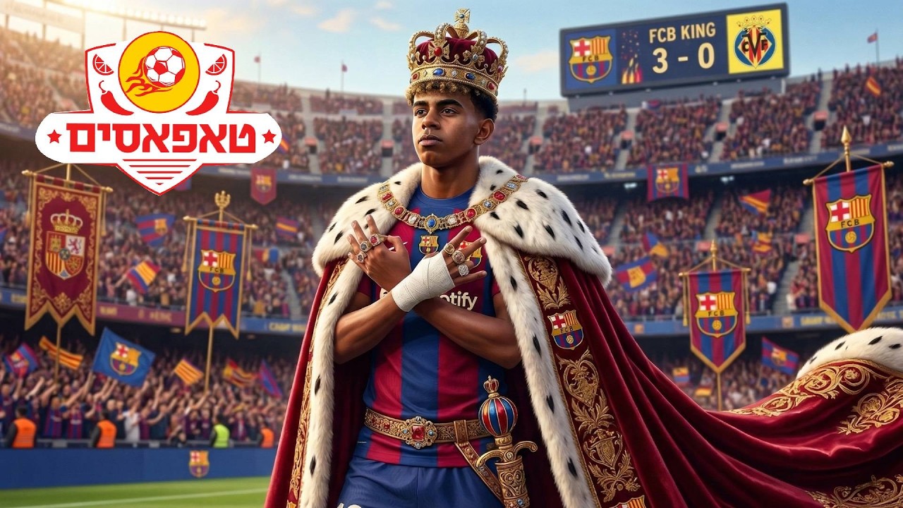 הכתרה בקאמפ נואו: שלושער בכורה ללאמין!