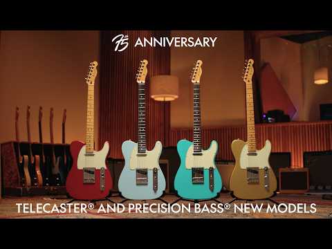 텔레캐스터와 P Bass 75주년: Player II 컬러와 1951 Nocaster의 복각
