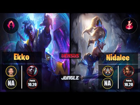 Blaber EKKO (Jungle) [Dark Harvest] VS NIDALEE - Challenger NA Patch 10.20