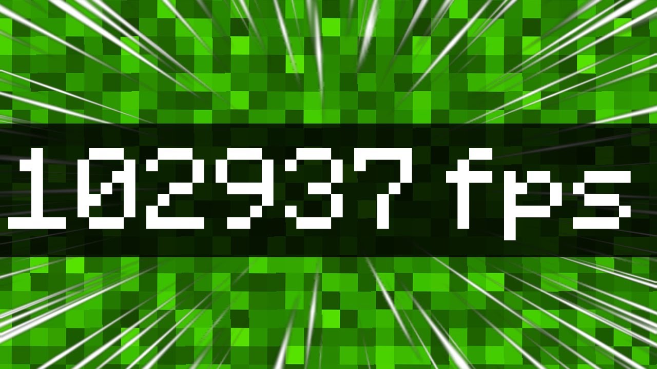 I re-coded Minecraft purely for MAXIMUM FPS
