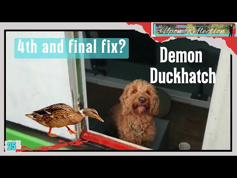 The Final Fixing of Narrowboat Duck Hatches. Ep25