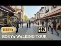 Turkey Walking Tour 2024 🇹🇷 Konya Walking Tour - Walking Video 2024 4K #walking #walkingtour