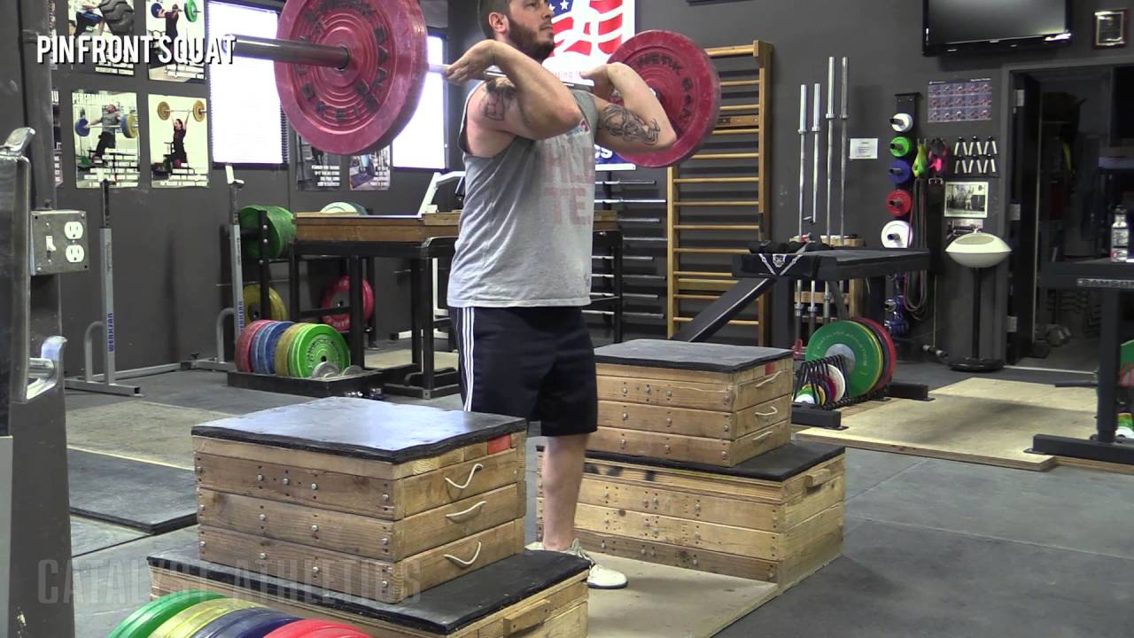 Quarter Front Squat Exercise Library Demo Videos