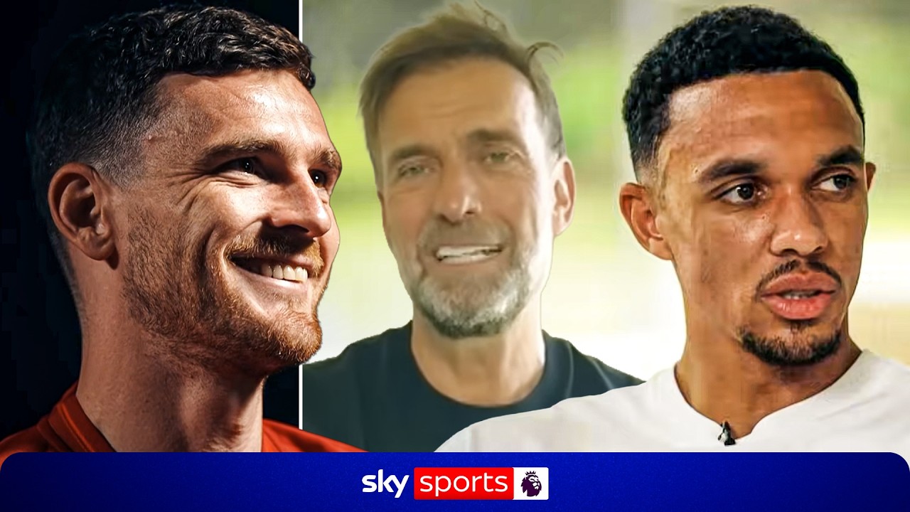 Andy Robertson's emotional response to LEGENDS praising his Liverpool career