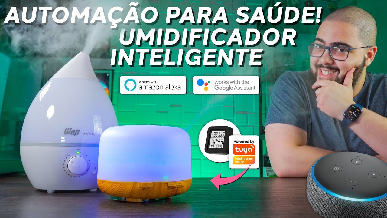 Automação que Cuida da Sua Saúde! Umidificador Smart + Sensor! Uma idéia simples mas útil!