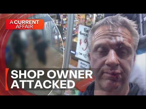 Queensland store owner attacked by group of teens | A Current Affair