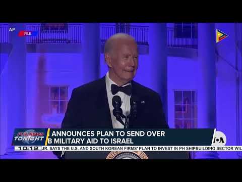 Pres. Biden announces plan to send over 1-B military aid to Israel