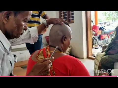 Lady Headshave in red