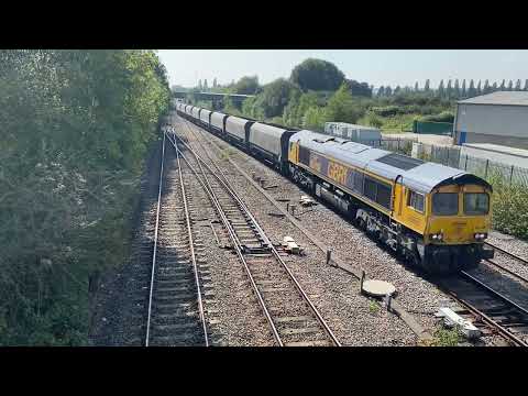 Class 66. Washwood Heath to Tunstead. Trowell.